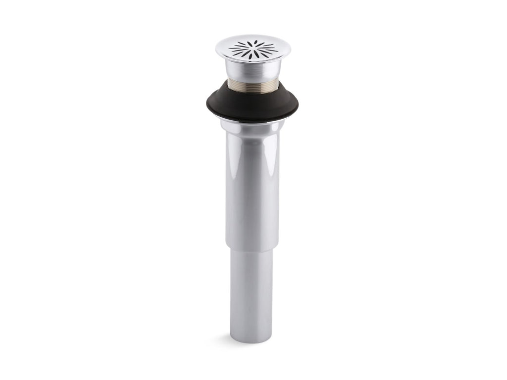 KOHLER K-7107-BL Decorative Grid Drain Without Overflow - Matte Black