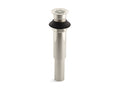 KOHLER K-7107-SN Decorative Grid Drain Without Overflow - Vibrant Polished Nickel