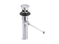 KOHLER K-7114-A-CP Premier Pop-Up Drain, Exposed, With Overflow - Polished Chrome