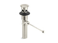 KOHLER K-7114-A-SN Premier Pop-Up Drain, Exposed, With Overflow - Vibrant Polished Nickel