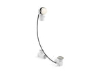 KOHLER K-7214-SN Clearflo Cable Bath Drain, Less Pvc Tubing - Vibrant Polished Nickel