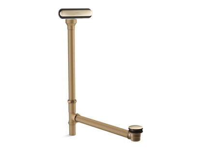 KOHLER K-7271-AF Clearflo Slotted overflow brass bath drain - Vibrant French Gold