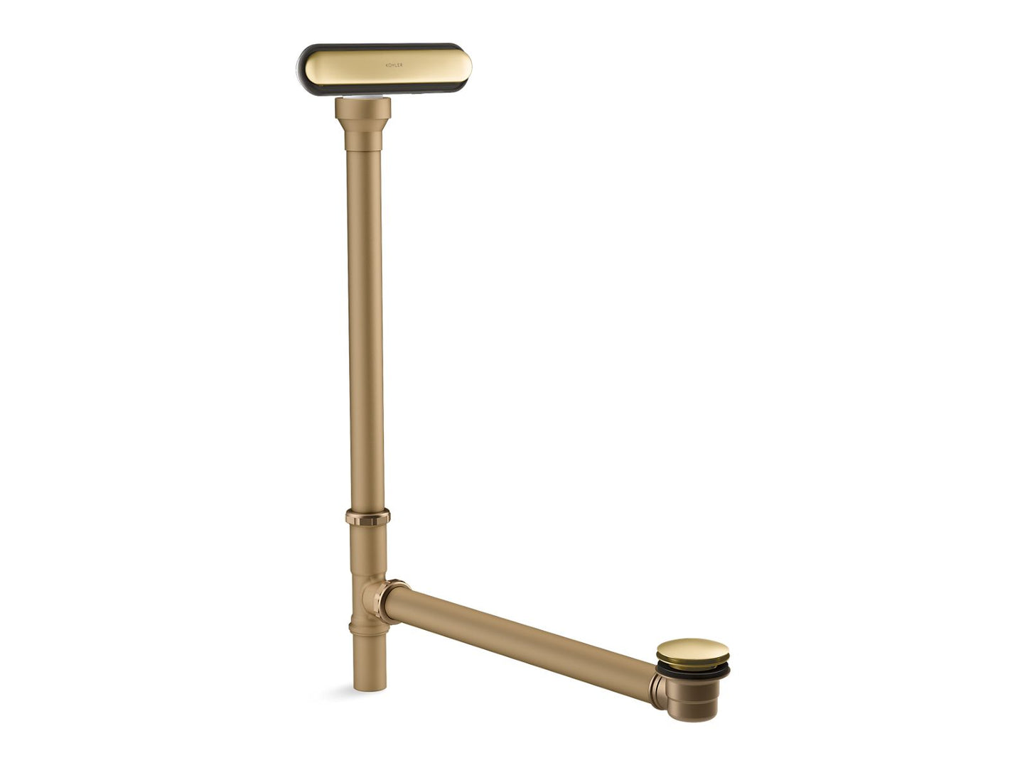 KOHLER K-7271-PB Clearflo Slotted Overflow Brass Bath Drain In Vibrant Polished Brass