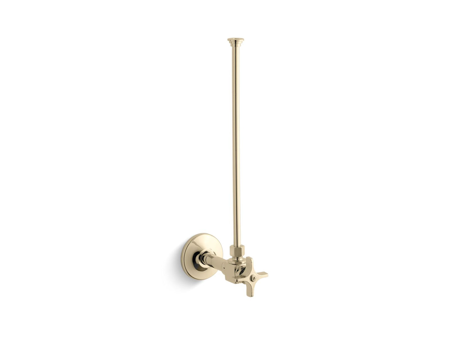 KOHLER K-7637-AF 3/8" Npt Angle Supply With Stop And Annealed Vertical Tube In Vibrant French Gold