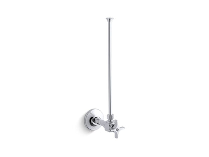 KOHLER K-7637-AF 3/8" NPT angle supply with stop and annealed vertical tube - Vibrant French Gold