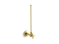 KOHLER K-7637-PB 3/8" Npt Angle Supply With Stop And Annealed Vertical Tube In Vibrant Polished Brass