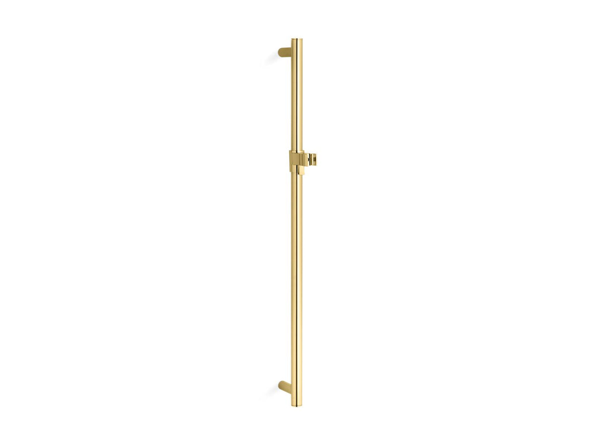 KOHLER K-8524-PB 30" Slidebar In Vibrant Polished Brass
