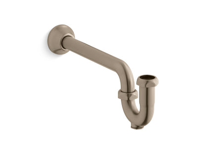 KOHLER K-9018-BV Adjustable P-trap with long tubing outlet, 1-1/4" x 1-1/4" - Vibrant Brushed Bronze