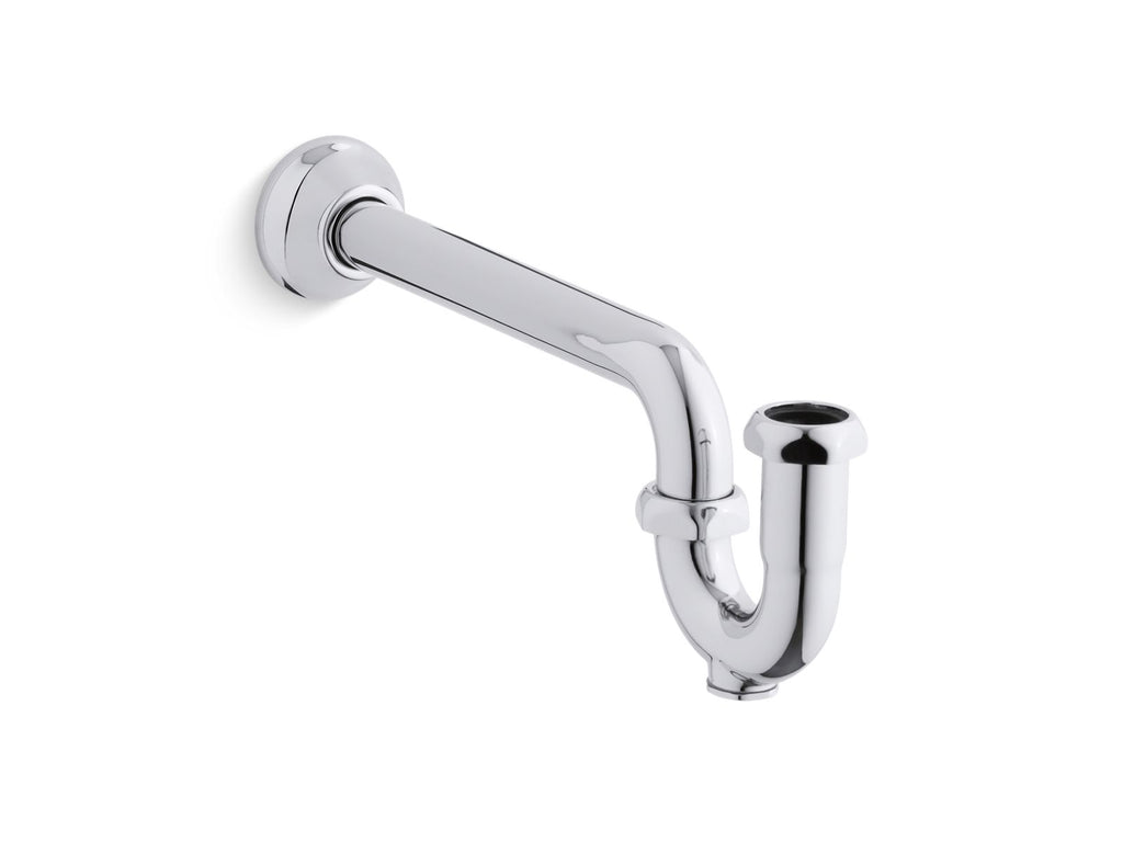 KOHLER K-9018-2MB Adjustable P-Trap With Long Tubing Outlet, 1-1/4" X 1-1/4" - Vibrant Brushed Moderne Brass
