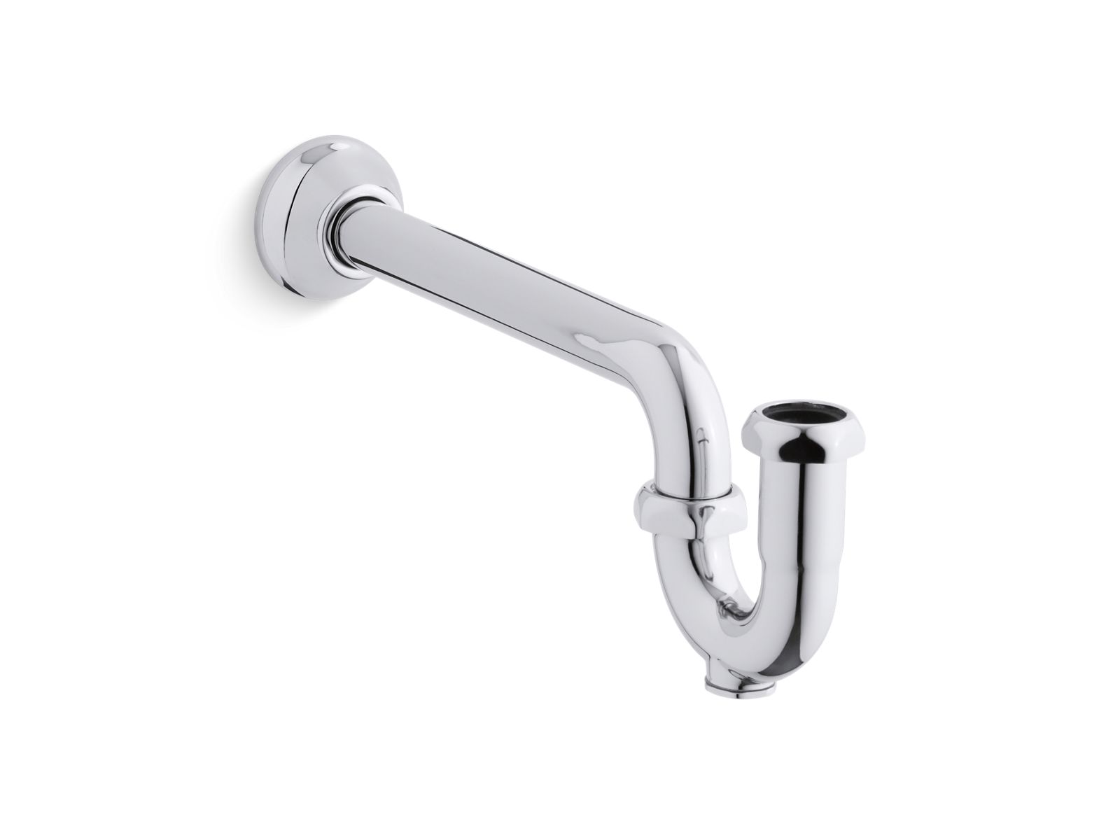 KOHLER K-9018-2MB Adjustable P-Trap With Long Tubing Outlet, 1-1/4" X 1-1/4" - Vibrant Brushed Moderne Brass