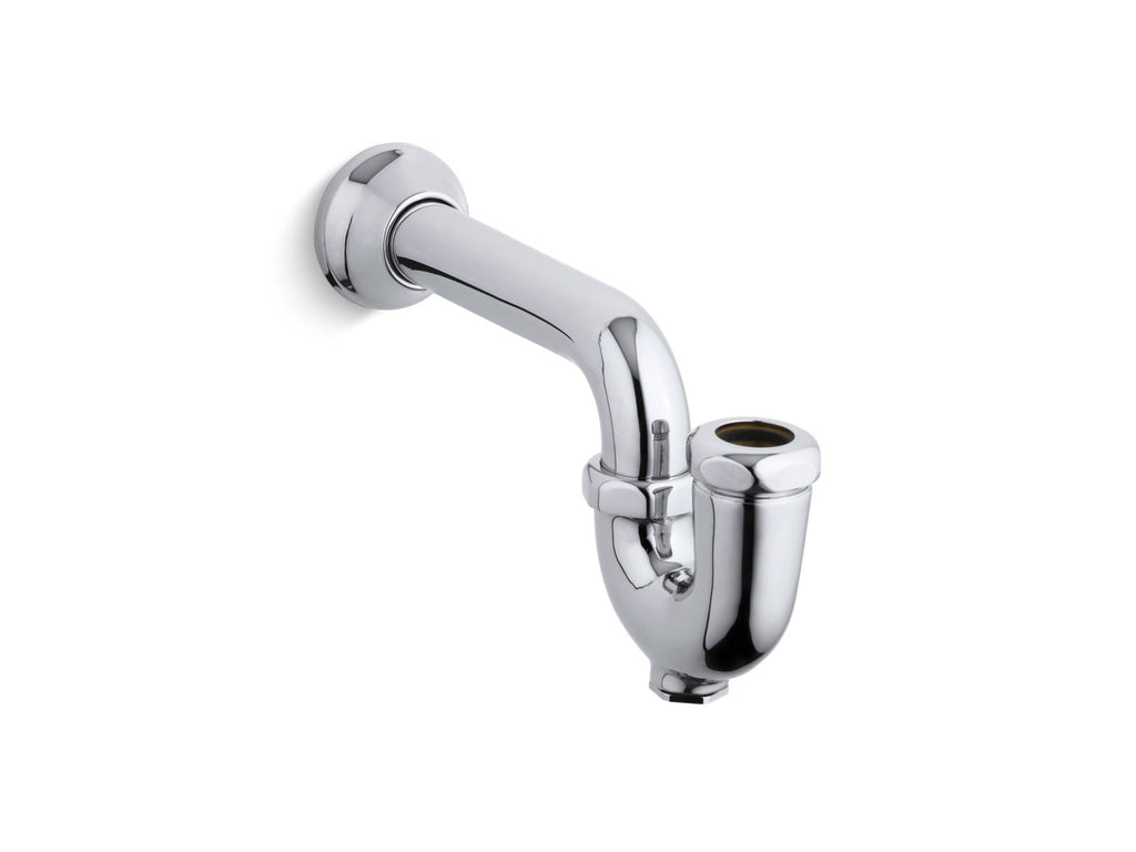 KOHLER K-8999-CP Adjustable P-Trap With Tubing Outlet, 1-1/4" X 1-1/2" - Polished Chrome