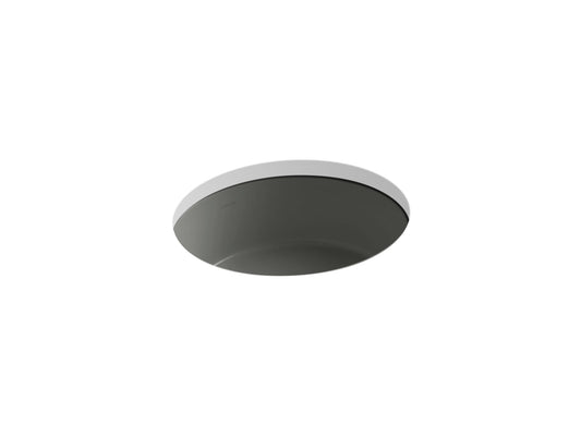 KOHLER K-2883-58 Verticyl 15-3/4" Round Undermount Bathroom Sink In Thunder Grey