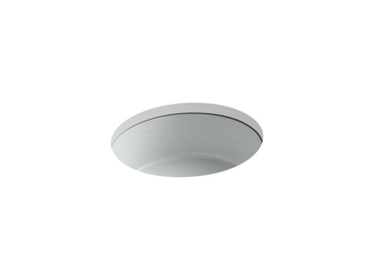 KOHLER K-2883-95 Verticyl 15-3/4" Round Undermount Bathroom Sink In Ice Grey