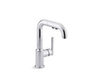 KOHLER K-7506-VS Purist Pull-Out Kitchen Sink Faucet With Three-Function Sprayhead - Vibrant Stainless