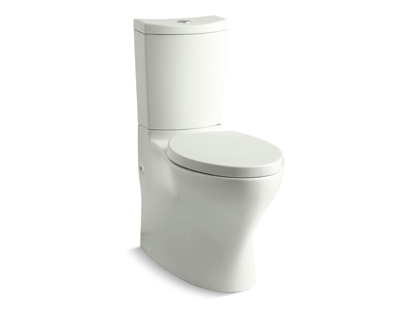 KOHLER K-6355-NY Persuade Curv Two-Piece Elongated Toilet With Skirted Trapway, Dual-Flush In Dune