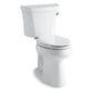 KOHLER K-3889-RA-0 Highline Two-Piece Elongated Toilet, 1.28 Gpf In White