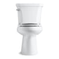 KOHLER K-3979-0 Highline Two-Piece Elongated Toilet, 1.6 Gpf In White