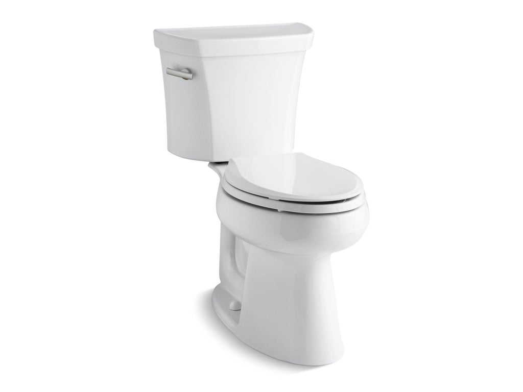 KOHLER K-3979-7 Highline Two-Piece Elongated Toilet, 1.6 Gpf - Black Black