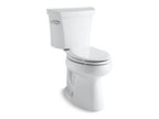 KOHLER K-3979-7 Highline Two-Piece Elongated Toilet, 1.6 Gpf - Black Black