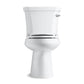 KOHLER K-3979-RA-0 Highline Two-Piece Elongated Toilet, 1.6 Gpf In White