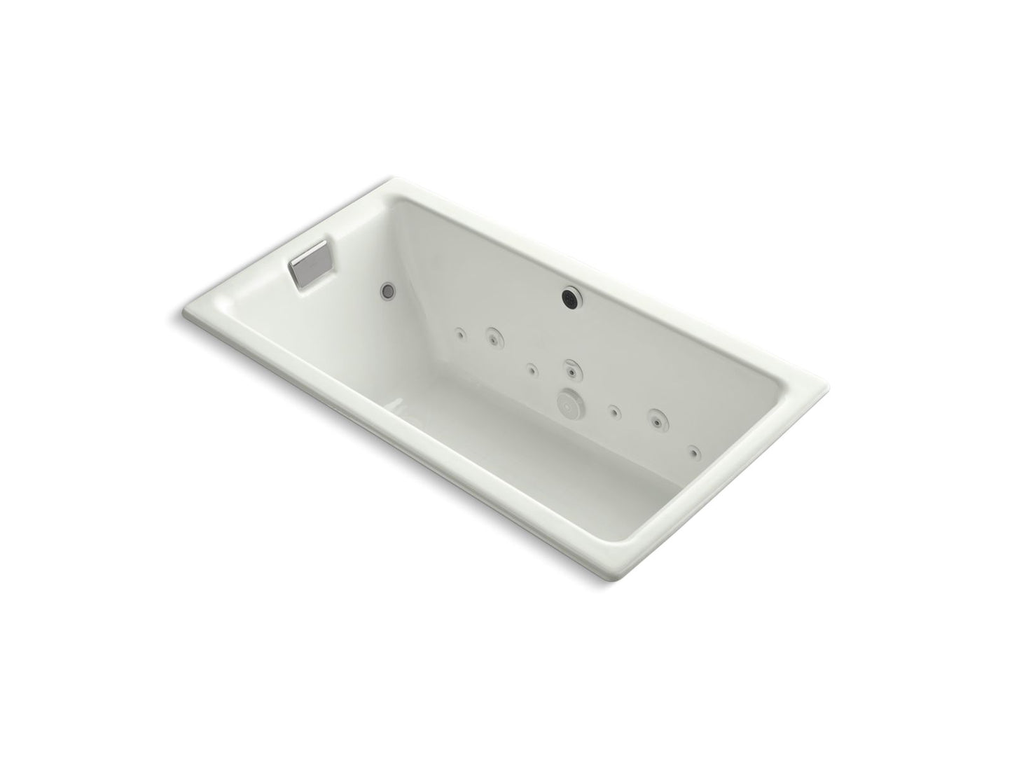 KOHLER K-856-AH-NY Tea-For-Two 66" X 36" Drop-In Effervescence Whirlpool Bath In Dune