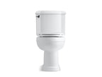 KOHLER K-3837-0 Devonshire Two-Piece Elongated Toilet, 1.28 Gpf In White