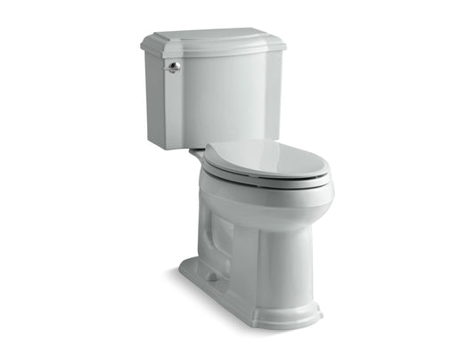 KOHLER K-3837-95 Devonshire Two-Piece Elongated Toilet, 1.28 Gpf In Ice Grey