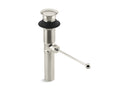 KOHLER K-7114-SN Premier Pop-Up Drain, Exposed, Without Overflow - Vibrant Polished Nickel