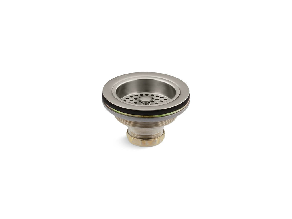 KOHLER K-8799-BN Duostrainer Sink Drain And Strainer Basket, Less Tailpiece - Vibrant Brushed Nickel