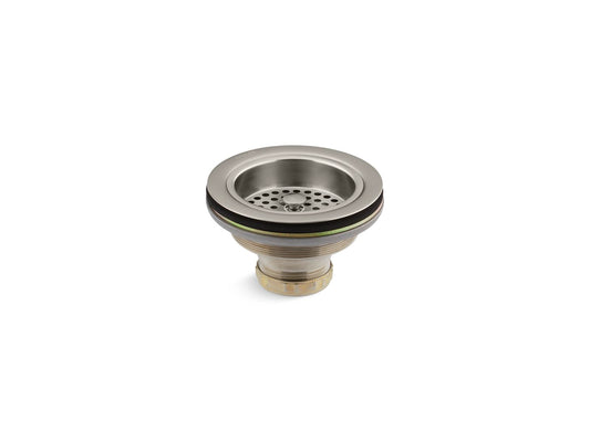 KOHLER K-8799-BN Duostrainer Sink drain and strainer basket, less tailpiece - Vibrant Brushed Nickel