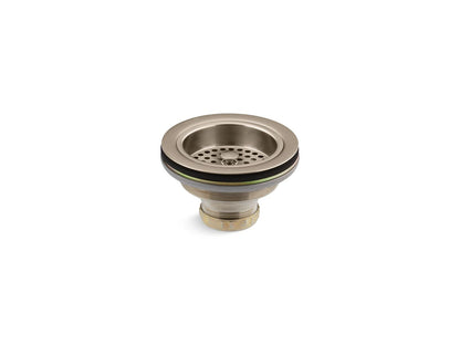 KOHLER K-8799-BV Duostrainer Sink drain and strainer basket, less tailpiece - Vibrant Brushed Bronze