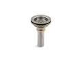 KOHLER K-8801-BN Duostrainer Sink Drain And Strainer With Tailpiece - Vibrant Brushed Nickel