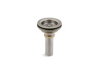 KOHLER K-8801-BN Duostrainer Sink Drain And Strainer With Tailpiece - Vibrant Brushed Nickel