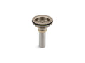 KOHLER K-8801-BV Duostrainer Sink Drain And Strainer With Tailpiece - Vibrant Brushed Bronze