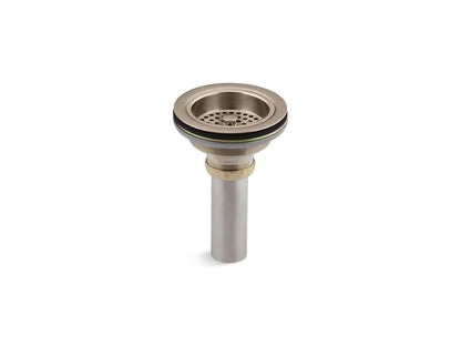 KOHLER K-8801-BV Duostrainer Sink drain and strainer with tailpiece - Vibrant Brushed Bronze