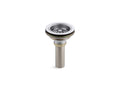 KOHLER K-8801-CP Duostrainer Sink Drain And Strainer With Tailpiece - Polished Chrome