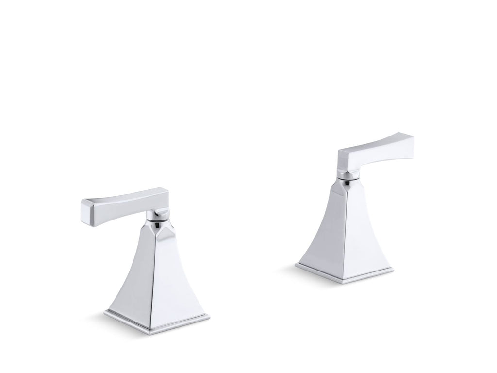 KOHLER K-T467-4V-CP Memoirs Stately Deck-Mount Bath Faucet Handle Trim - Polished Chrome
