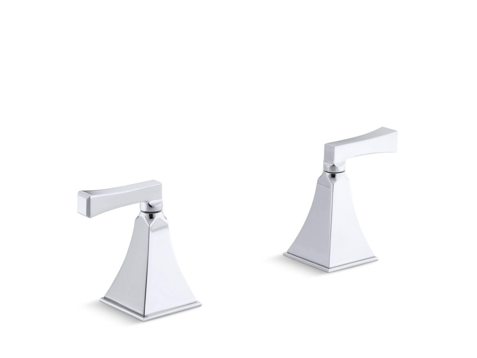 KOHLER K-T467-4V-CP Memoirs Stately Deck-Mount Bath Faucet Handle Trim - Polished Chrome