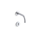 KOHLER K-T11841-VS Purist Wall-Mount Touchless Faucet Trim With Insight Technology And 6" 90-Degree Spout, Requires Valve - Vibrant Stainless