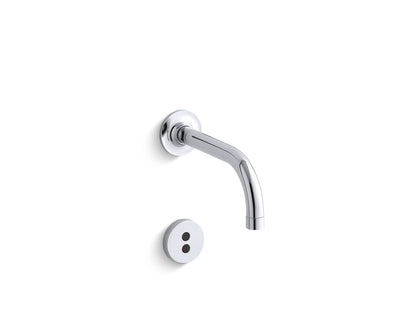 KOHLER K-T11841-VS Purist Wall-mount touchless faucet trim with Insight technology and 6" 90-degree spout, requires valve - Vibrant Stainless