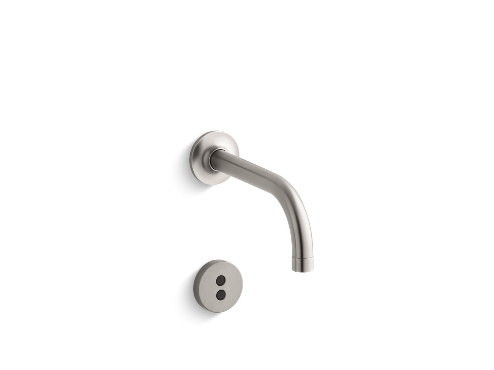 KOHLER K-T11841-VS Purist Wall-Mount Touchless Faucet Trim With Insight Technology And 6" 90-Degree Spout, Requires Valve - Vibrant Stainless