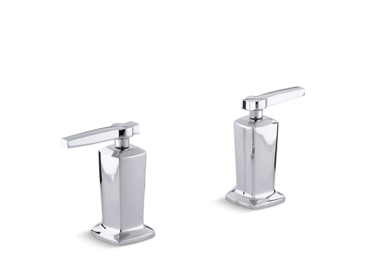 KOHLER K-T16248-4-CP Margaux Deck-Mount Bath Faucet Handle Trim With Lever Design In Polished Chrome