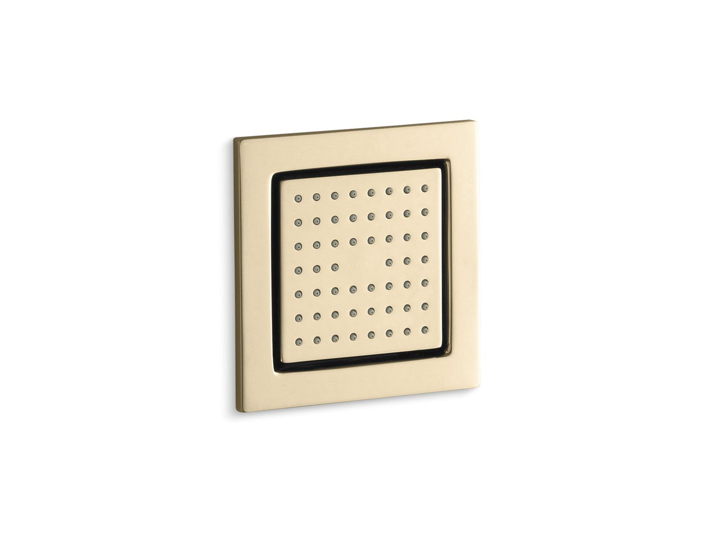KOHLER K-8002-AF WaterTile Square 54-nozzle single-function body spray, 2.5 gpm - Vibrant French Gold