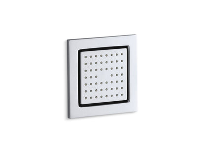 KOHLER K-8002-CP WaterTile Square 54-nozzle single-function body spray, 2.5 gpm - Polished Chrome