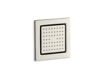 KOHLER K-8002-SN WaterTile Square 54-nozzle single-function body spray, 2.5 gpm - Vibrant Polished Nickel