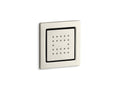 KOHLER K-8003-SN Watertile Square 22-Nozzle Single-Function Body Spray, 2.5 Gpm - Vibrant Polished Nickel