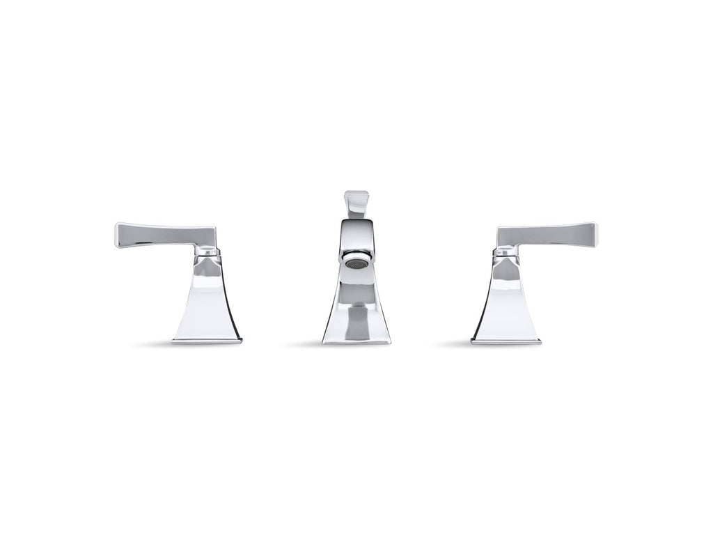 KOHLER K-454-4V-BV Memoirs Stately Widespread Bathroom Sink Faucet, 1.2 Gpm - Vibrant Brushed Bronze
