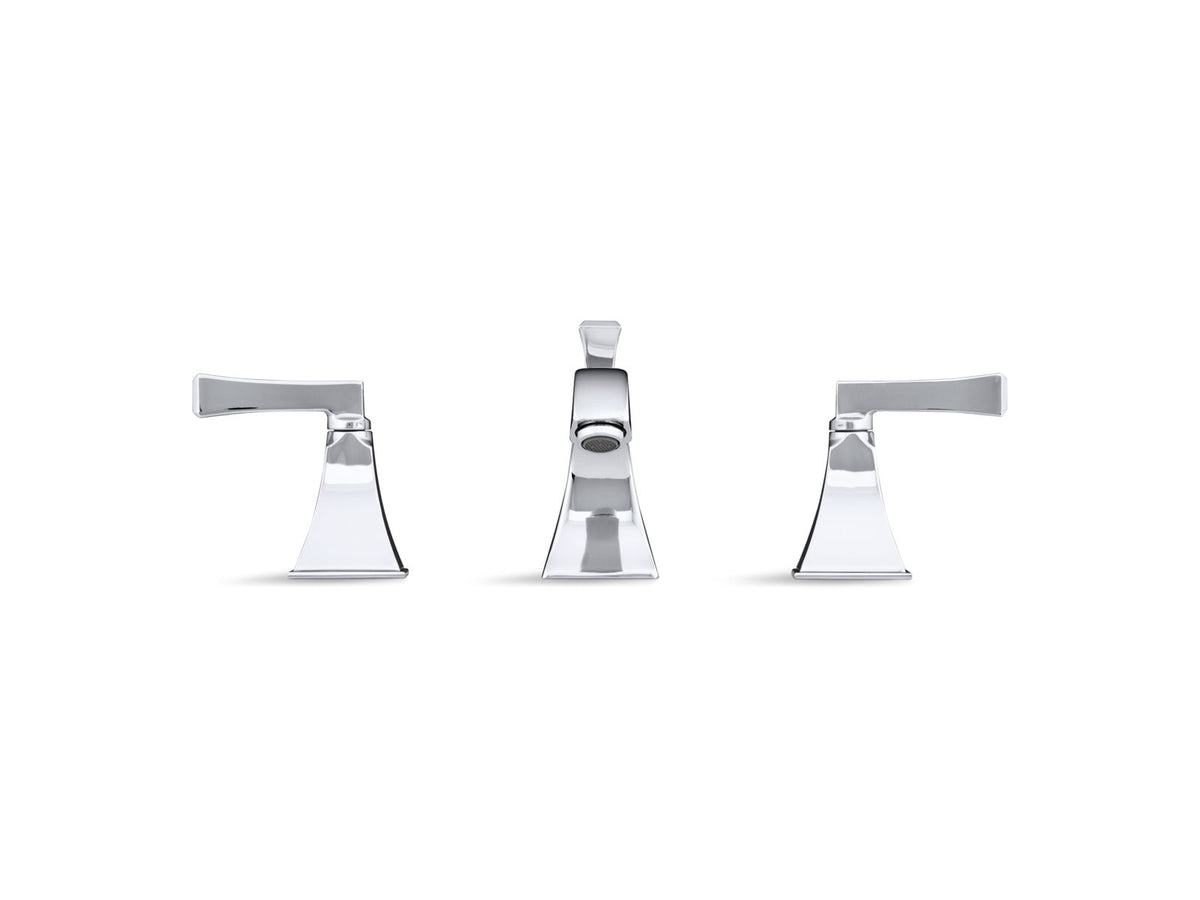 KOHLER K-454-4V-BV Memoirs Stately Widespread Bathroom Sink Faucet, 1.2 Gpm - Vibrant Brushed Bronze