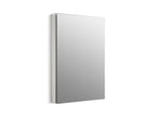 KOHLER K-2936-PG-SAA Catalan 24-1/8" W X 36-1/8" H Aluminum Single-Door Medicine Cabinet With 107 Degree Hinge - Satin Anodized Aluminum
