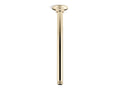 KOHLER K-7392-AF 12" Ceiling-Mount Single-Function Rainhead Arm And Flange - Vibrant French Gold